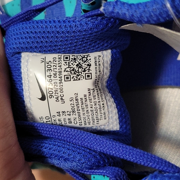 COPY - Nike Zoom Rival S 9Hyper Jade Paint Splatter - Picture 7 of 10